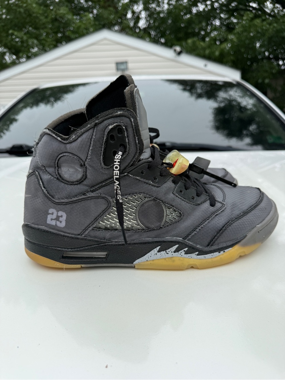Air Jordan 5 Retro SP x Off-White Mid Muslin Size 11